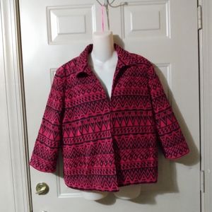 Blazer red black tribal